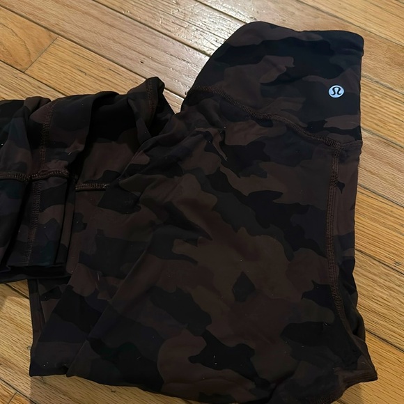 lululemon athletica Pants - Lululemon- worn once- crop align jogger size 2- brown camo